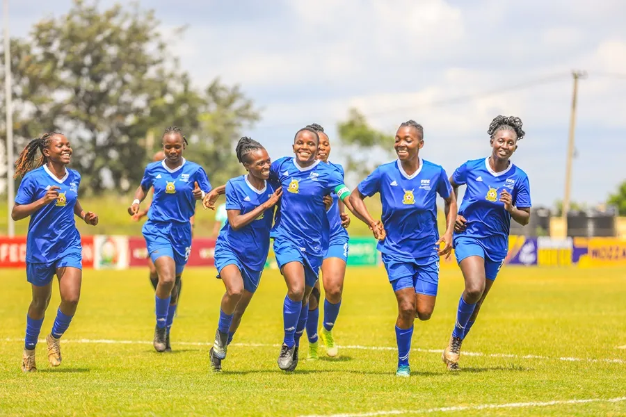 Kenya Police Bullets vs JKT Queens CECAFA semifinal at Kasarani
