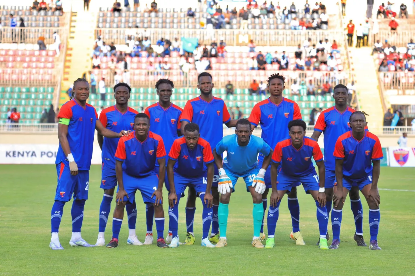 Kenya Police vs Mogadishu City incident at Nyayo Stadium