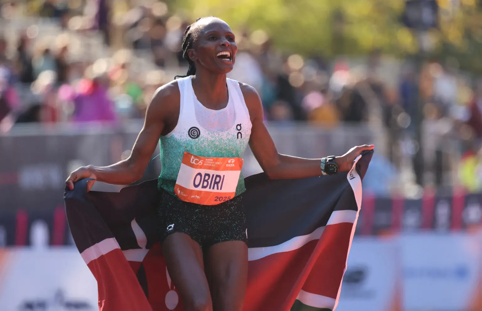 Kenyan sweep in New York City Marathon as Obiri sets record